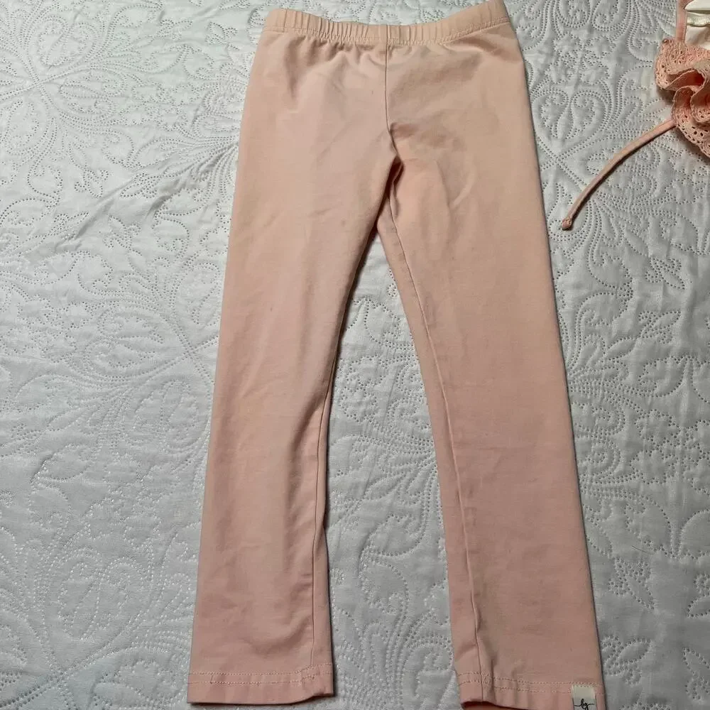 Love & Grow Fall Candyland Tunic Set and Autumn Rose Leggings Size 7